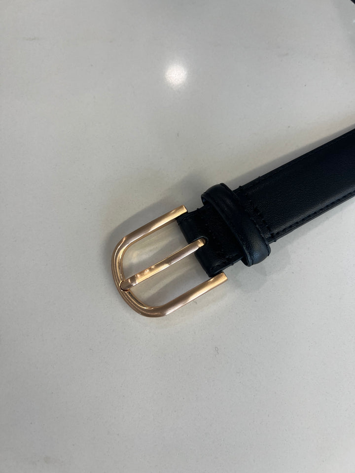 Ceinture cuir boucle dorée Ryder 1 1/8"