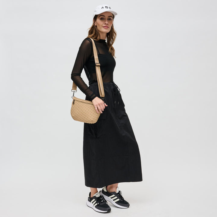 Sac banane et bandoulière en néoprène tressé Ethereal