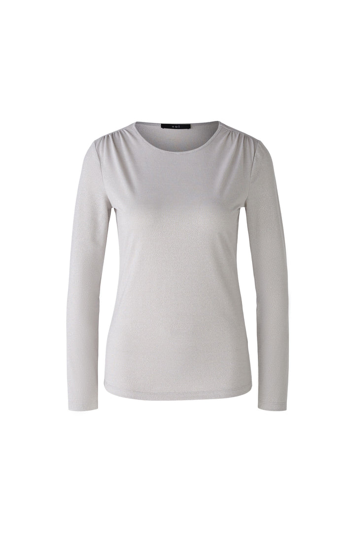 T-shirt scintillant à manches longues