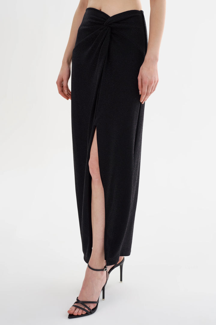 Jupe maxi asymétrique avec fente Ainslee