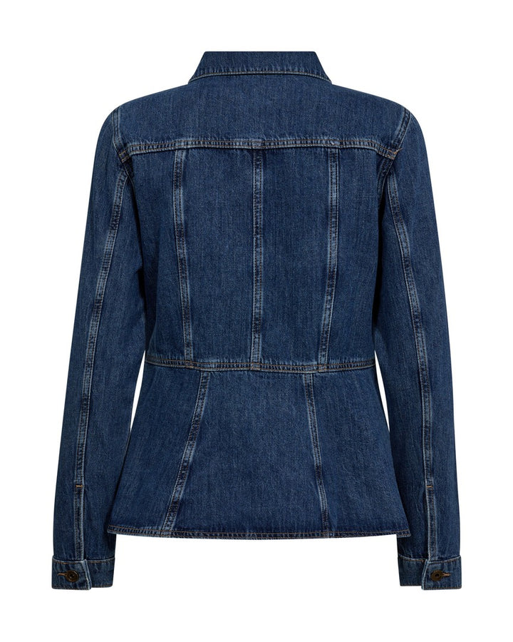 Chemisier en denim avec surpiqûres Cintura Odak