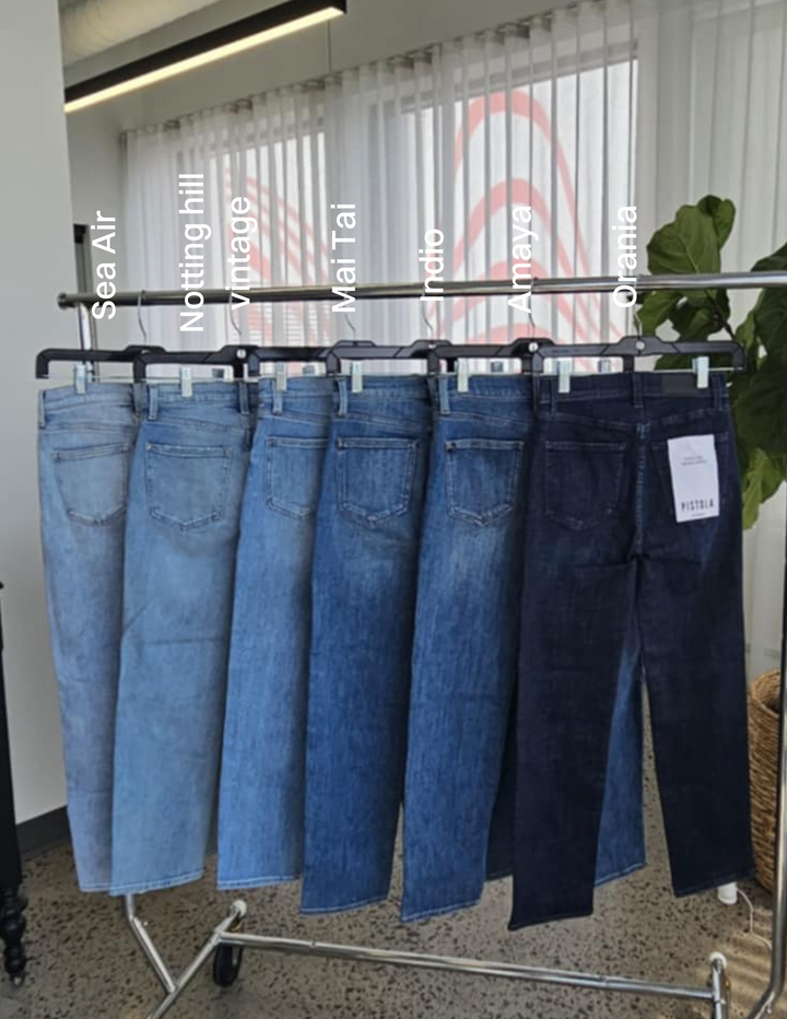 Jeans semi-ajusté Monroe Crop