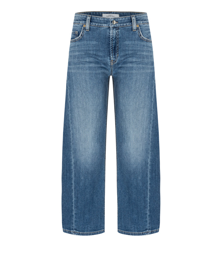 Jeans raccourci à jambe ballon Oria