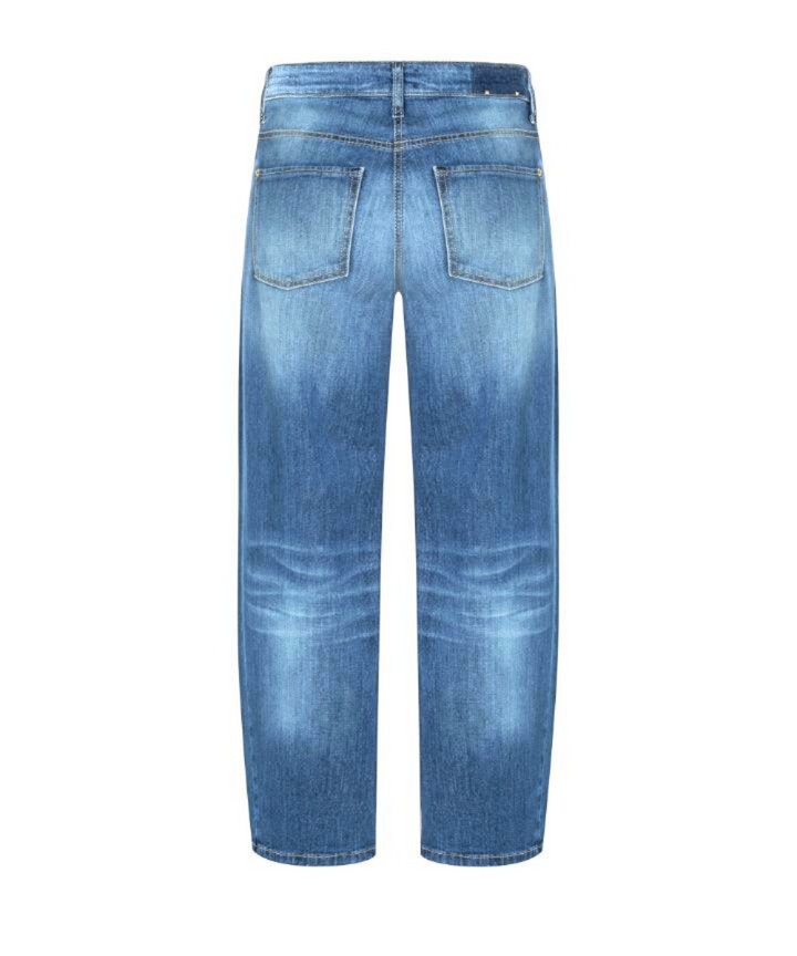 Jeans raccourci à jambe ballon Oria