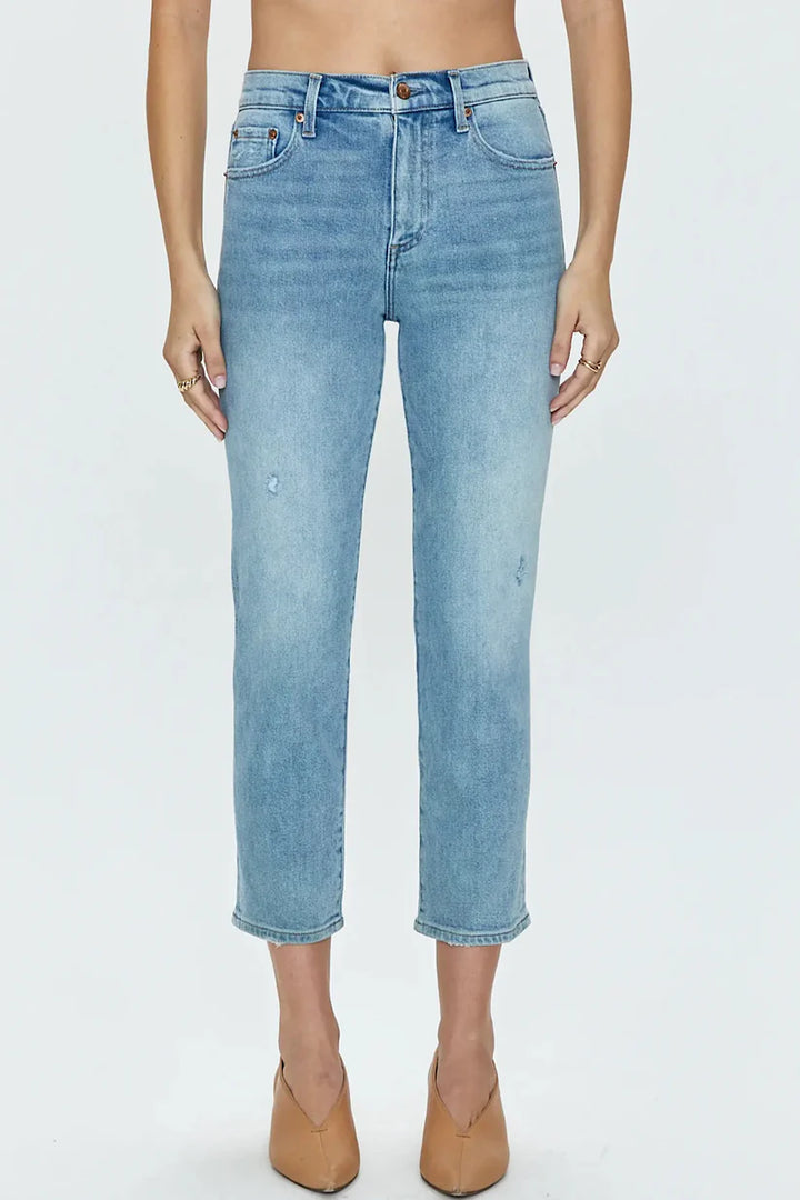 Jeans semi-ajusté Monroe Crop
