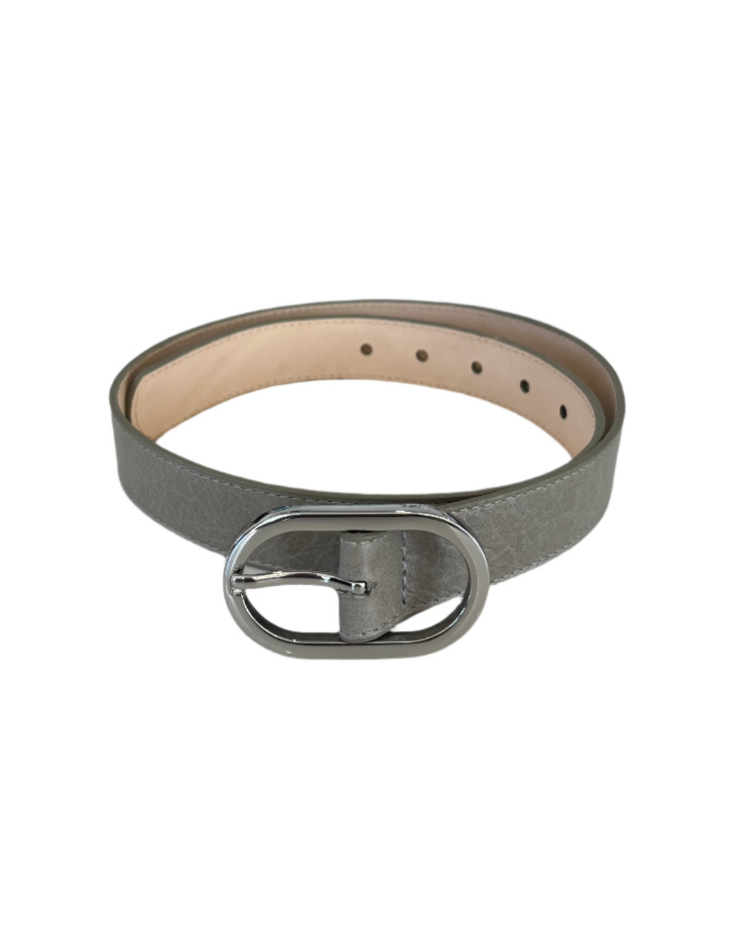 Ceinture en cuir grainé Kezia 1 3/16"