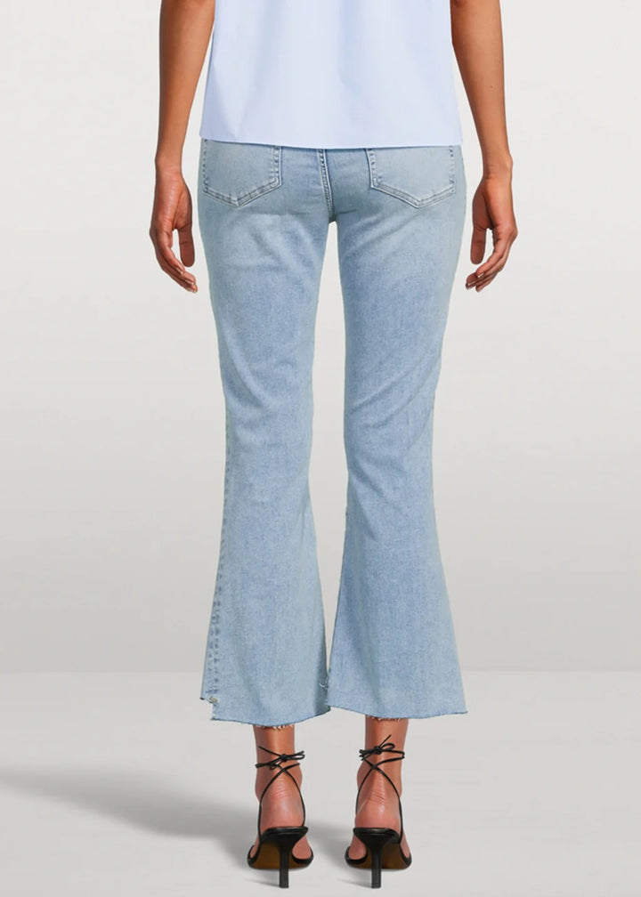 Jeans taille haute mini crop Step Fray - Colorado