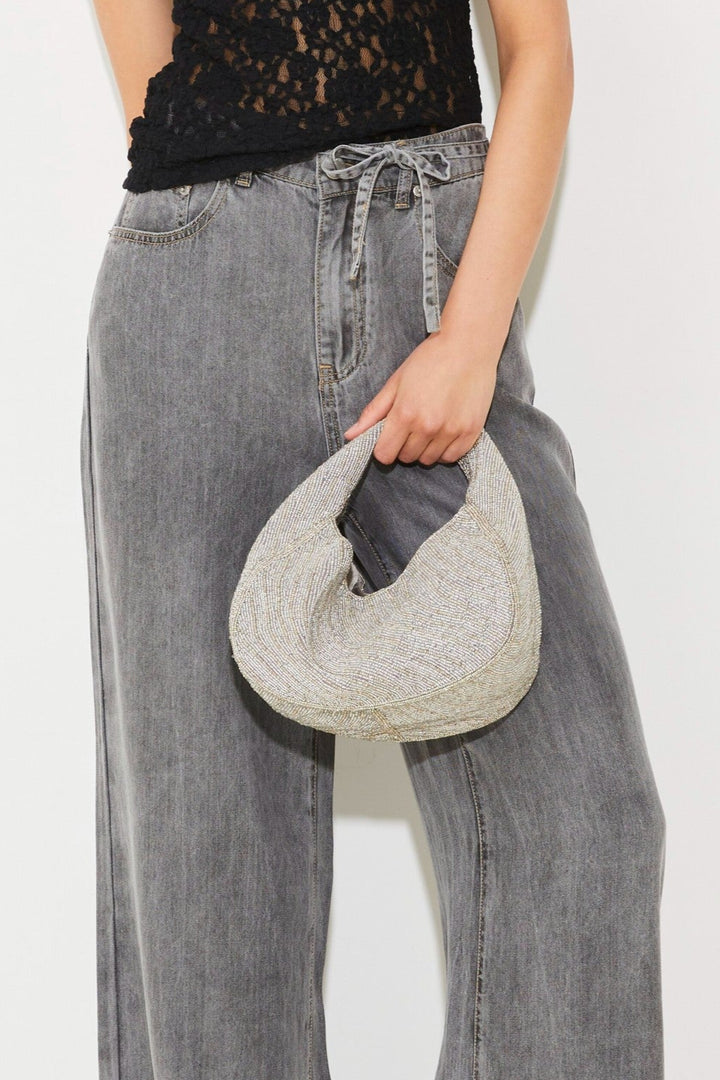 Sac à main texturé avec fini argenté Avegas