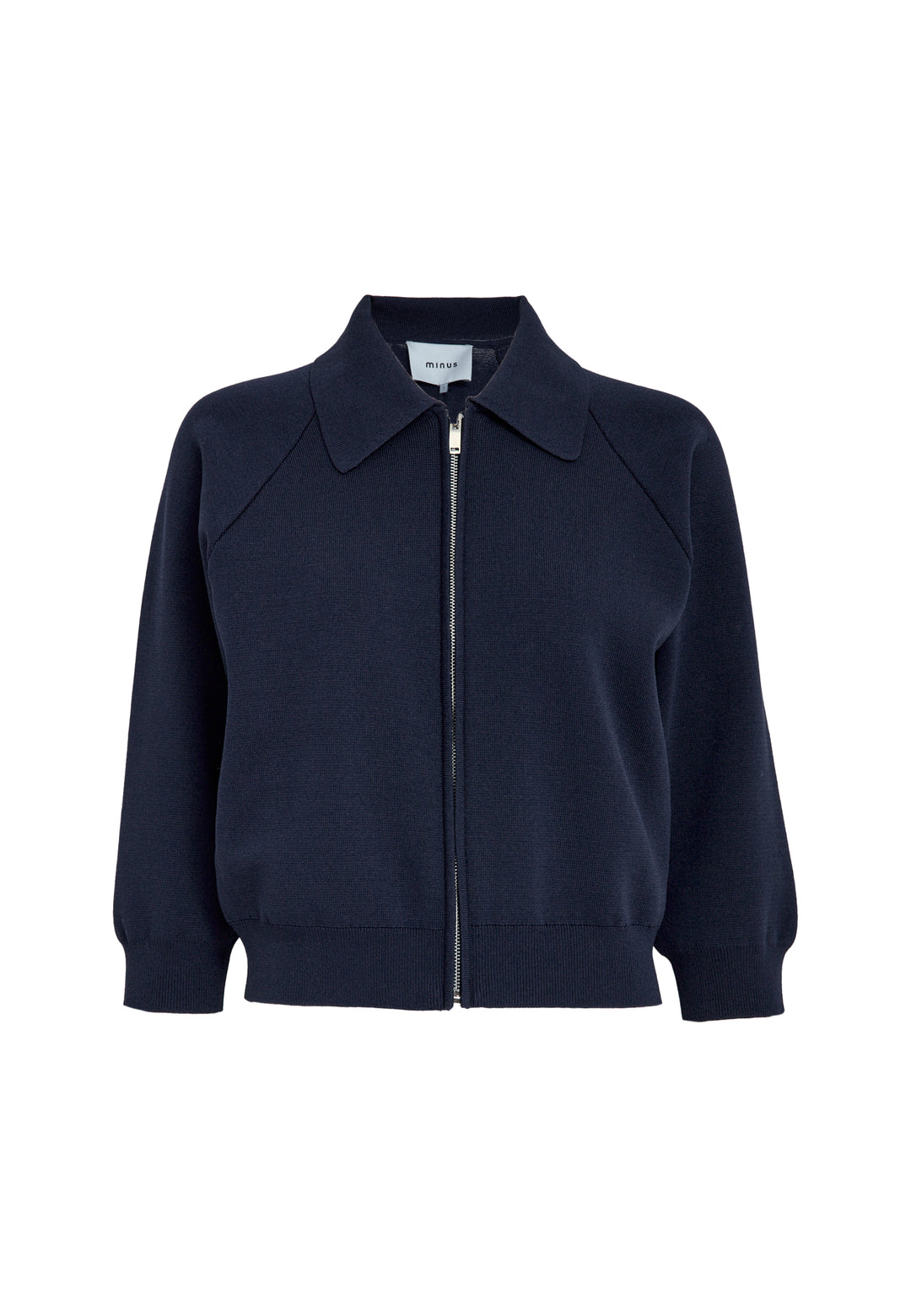Cardigan zippé avec col chemise Kristi