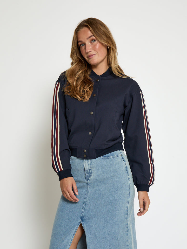 Veste bomber avec bandes latérales Marabella