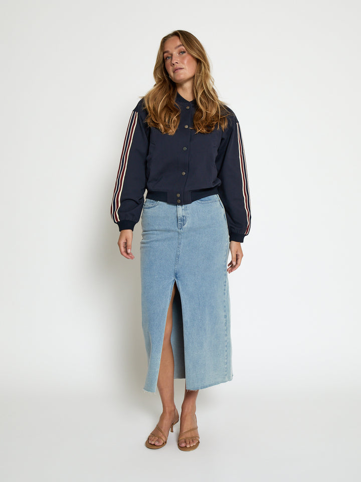 Veste bomber avec bandes latérales Marabella