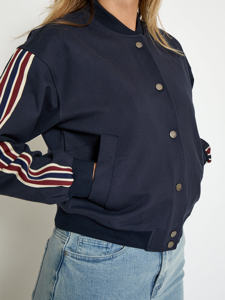 Veste bomber avec bandes latérales Marabella