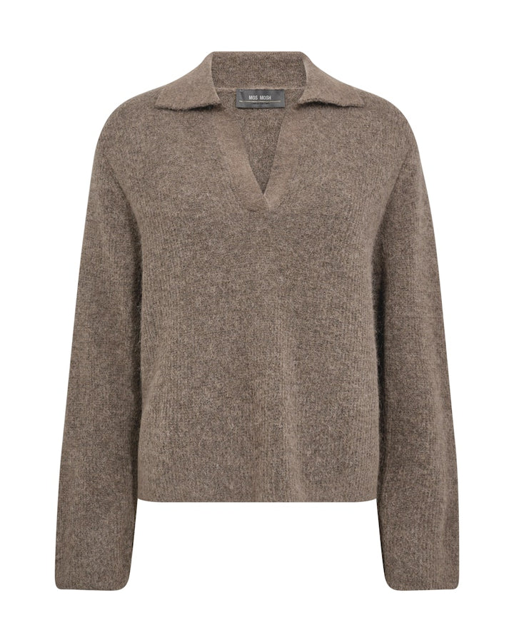 Pull polo en mélange alpaga Thora Aidy