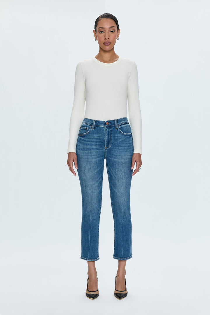 Jeans semi-ajusté Monroe Crop