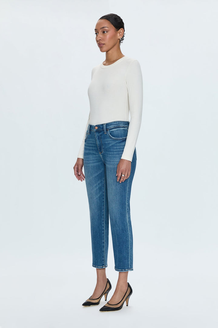 Jeans semi-ajusté Monroe Crop