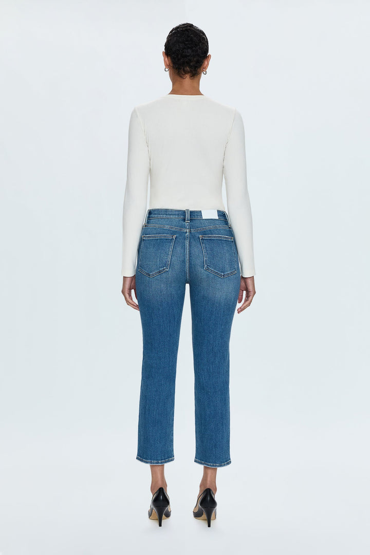 Jeans semi-ajusté Monroe Crop