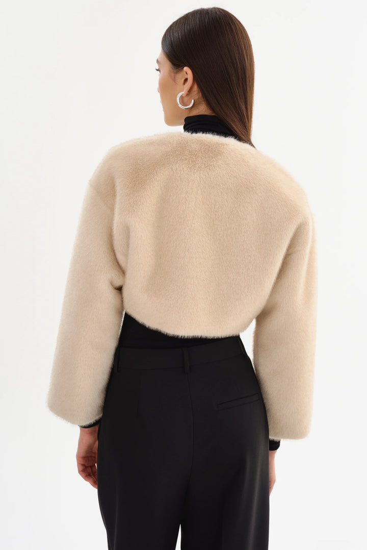 Veste courte en fausse fourrure Rowdie