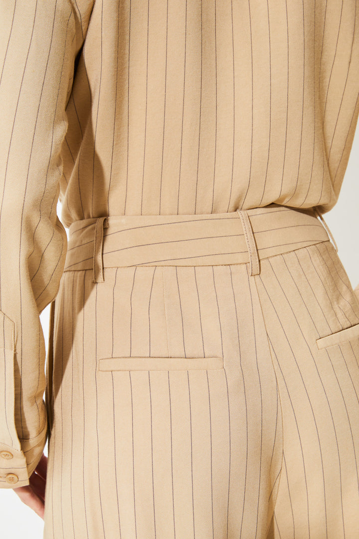 Pantalon tailleur avec rayures Jill