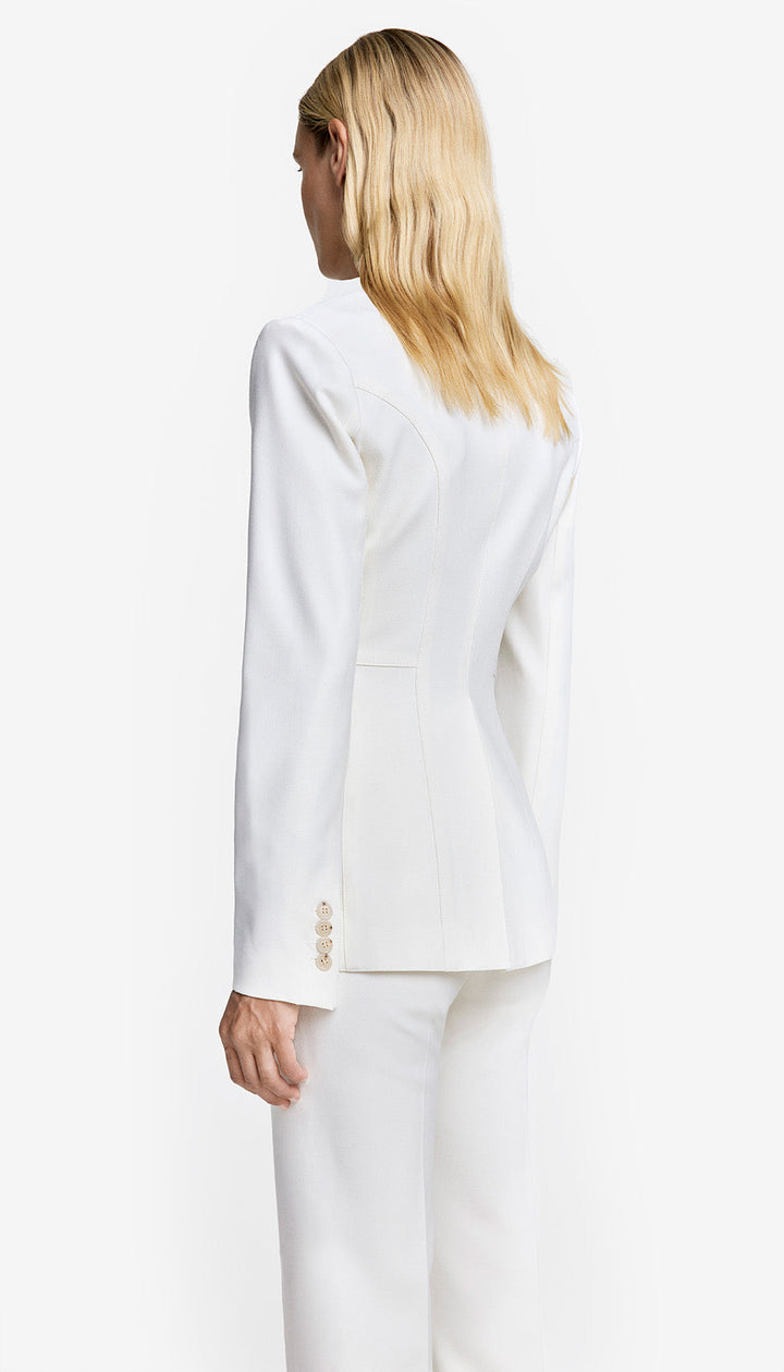 Veston ajusté avec coutures marquées