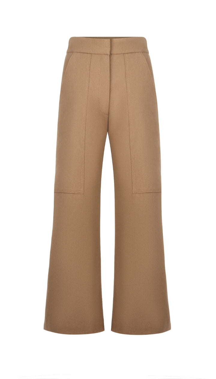 Pantalon évasé de longueur culotte