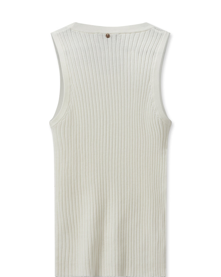 Camisole côtelée en tricot Relena