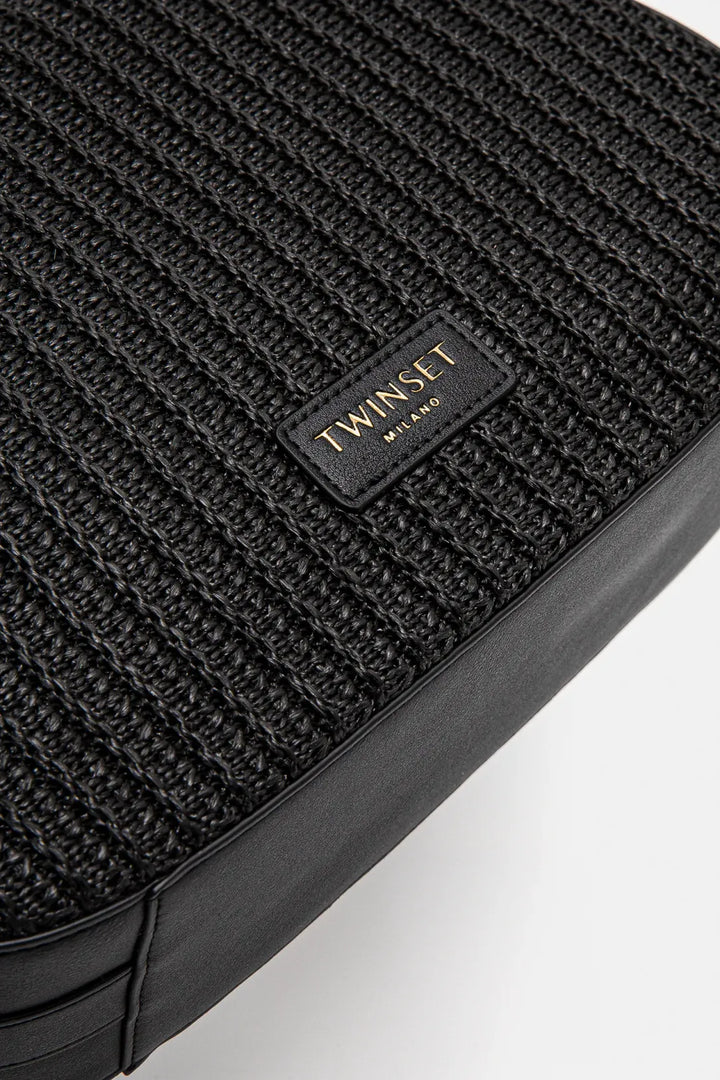 Sac à main porté épaule avec design tressé