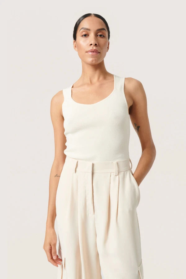 Camisole ajustée avec col rond Indianna