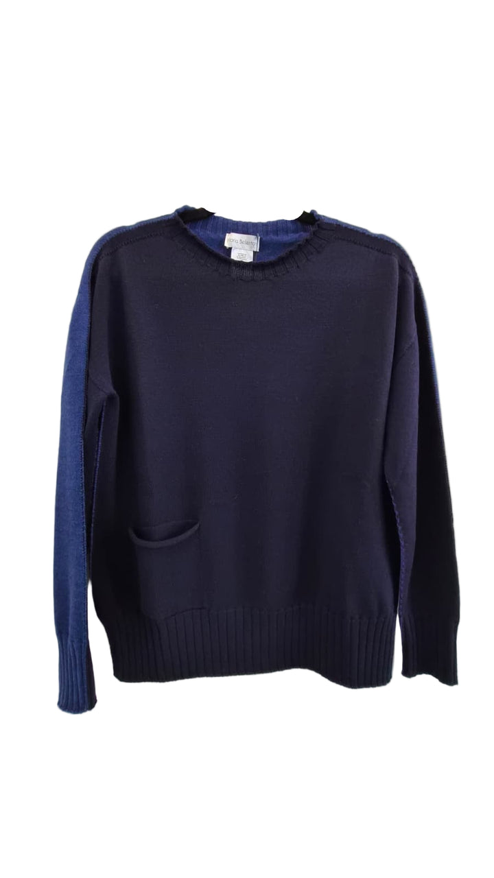 Pull bicolore en merino Vancouver