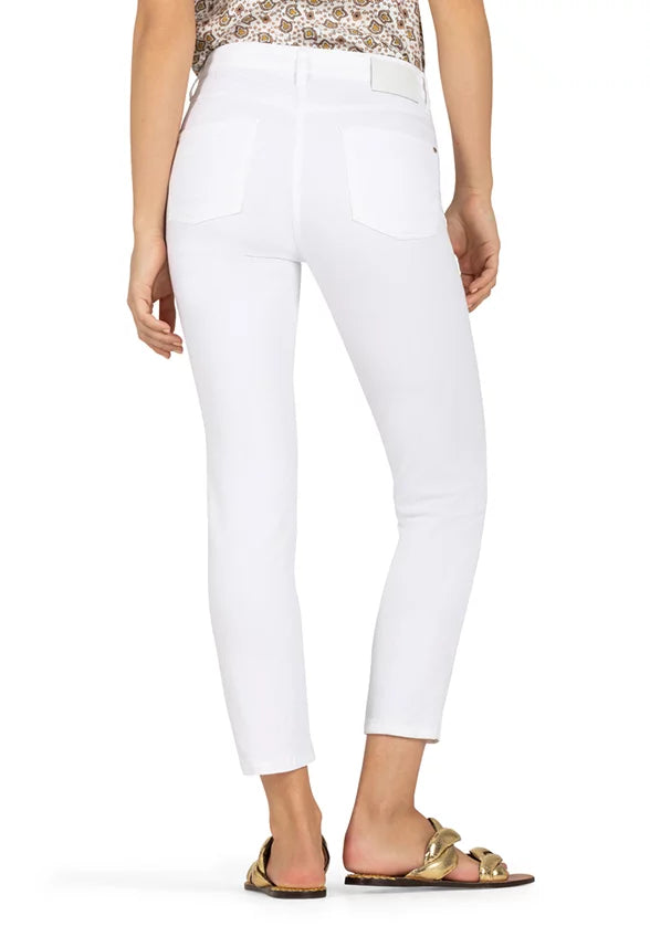 Jeans cigarette avec logo sur la poche Piper