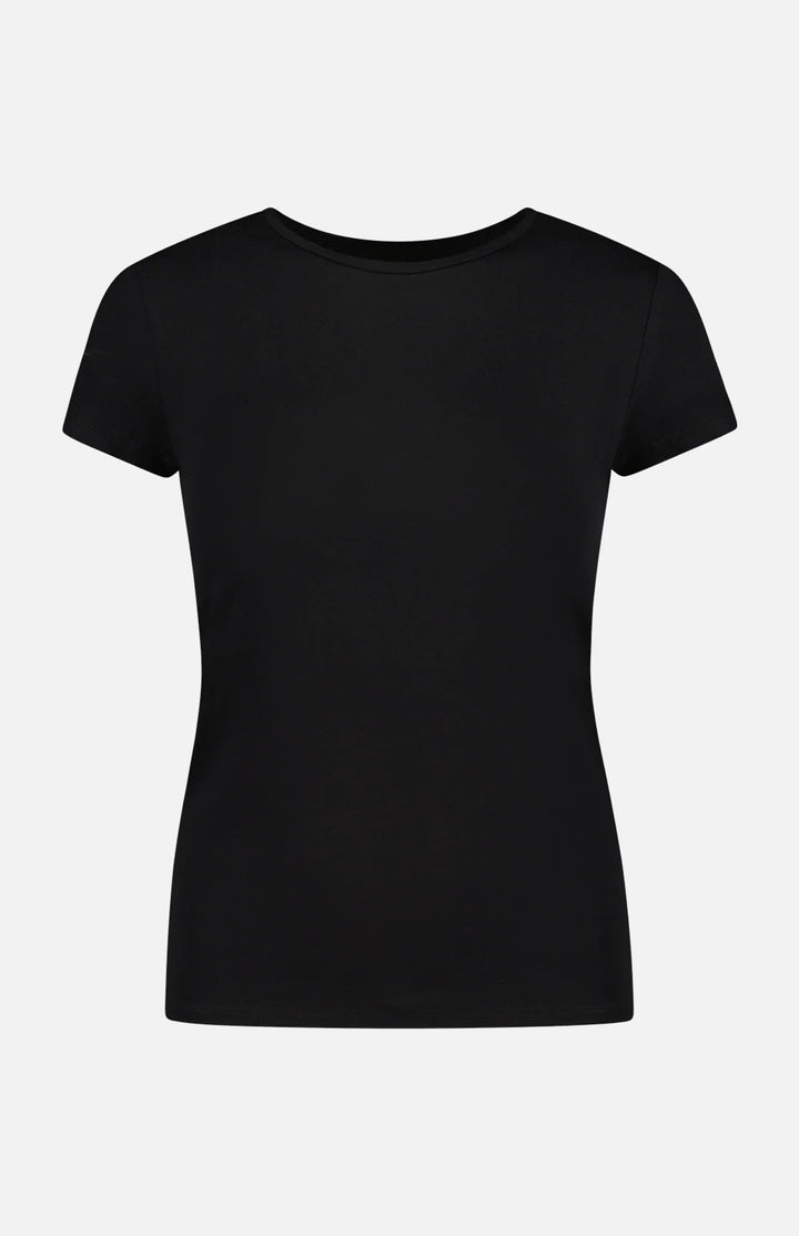 T-shirt de base ajusté à col rond Soft Touch