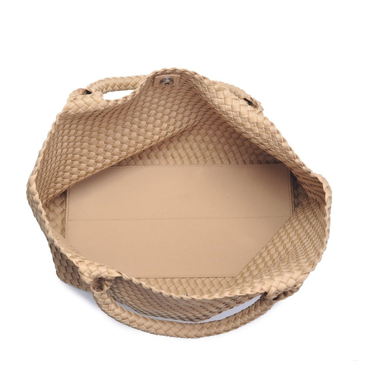 Sac tressé large avec pochette amovible Sky's The Limit
