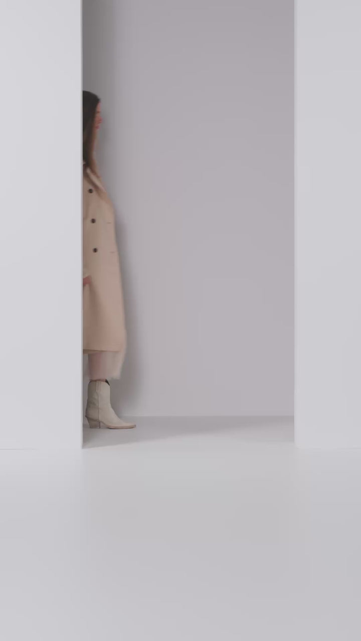 Jupe midi en tulle avec taille élastique satinée