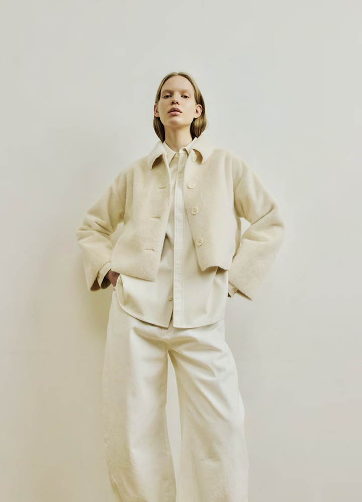 Veste courte en fausse fourrure Guddy