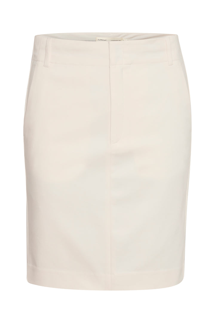 Jupe courte Zella blanc cassé