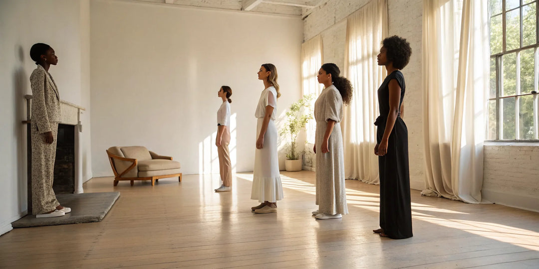 Cinq idées de tenue loungewear chic portées par des femmes.