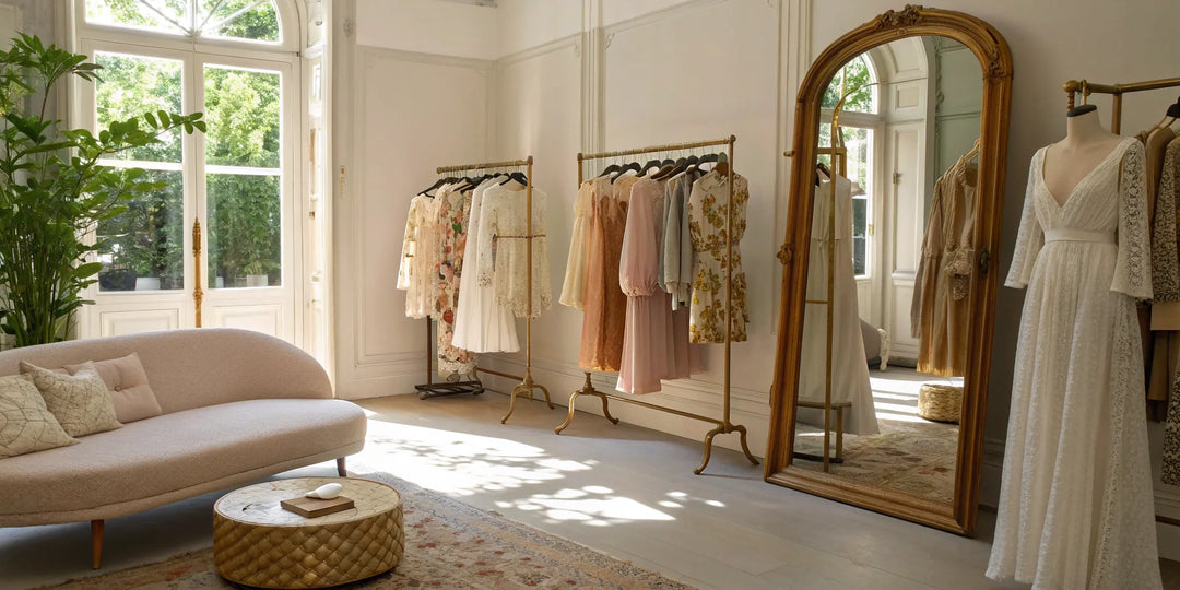 Une séance avec le meilleur service de stylisme personnel dans un showroom élégant.
