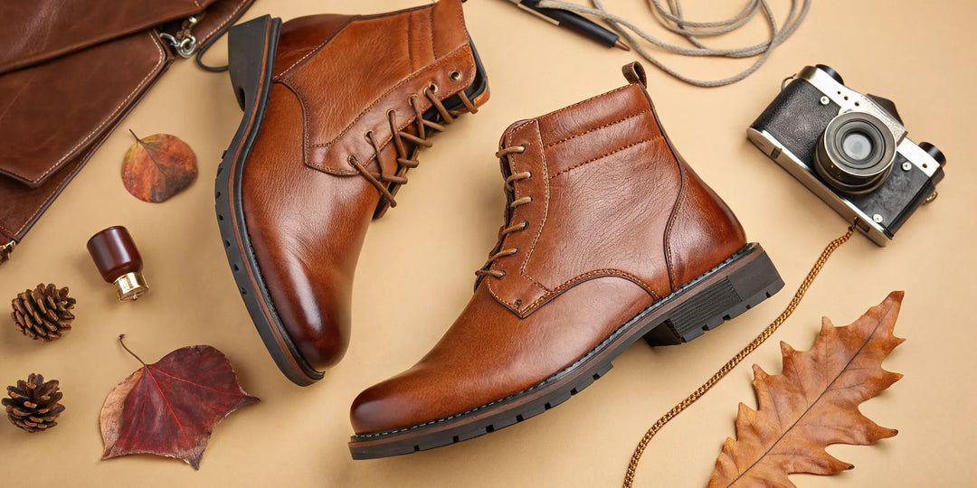 Acheter les bonnes bottines en cuir femme pour l'automne.