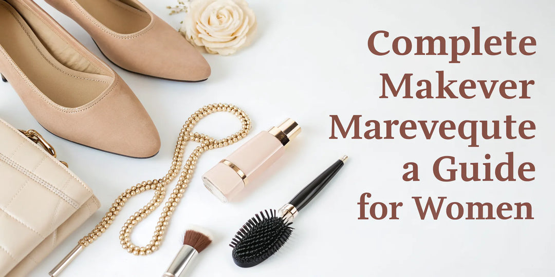 Accessoires et maquillage essentiels pour un relooking total femme réussi.