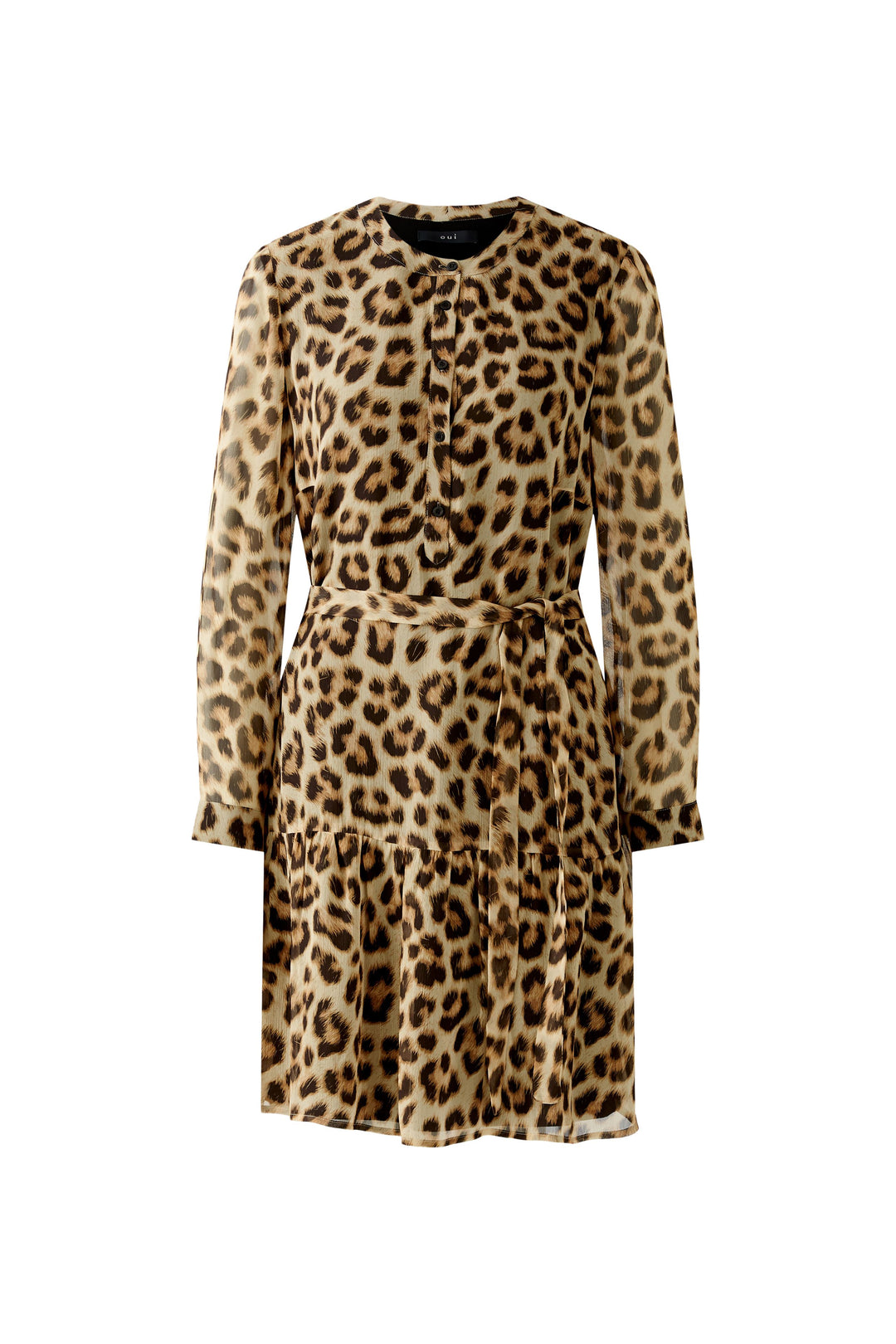 Robe courte avec imprimé léopard