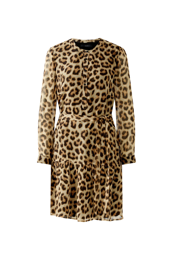 Robe courte avec imprimé léopard