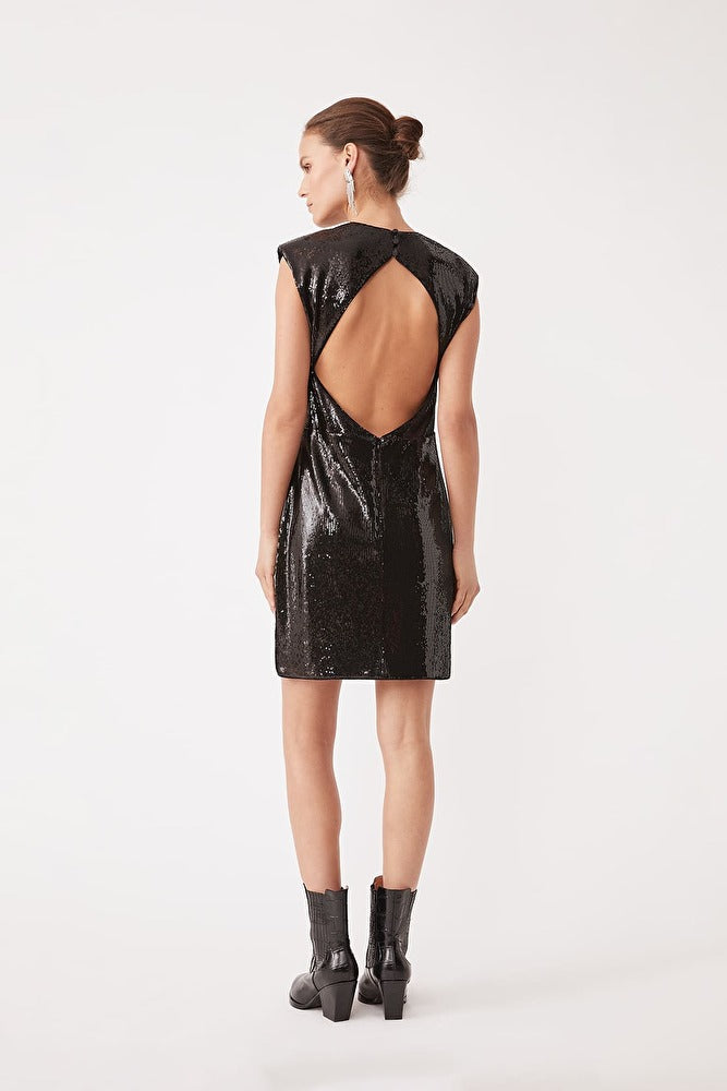 Robe courte scintillante