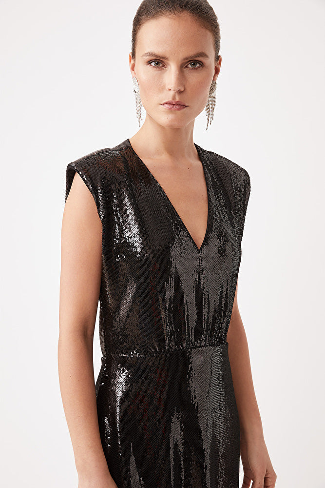 Robe courte scintillante