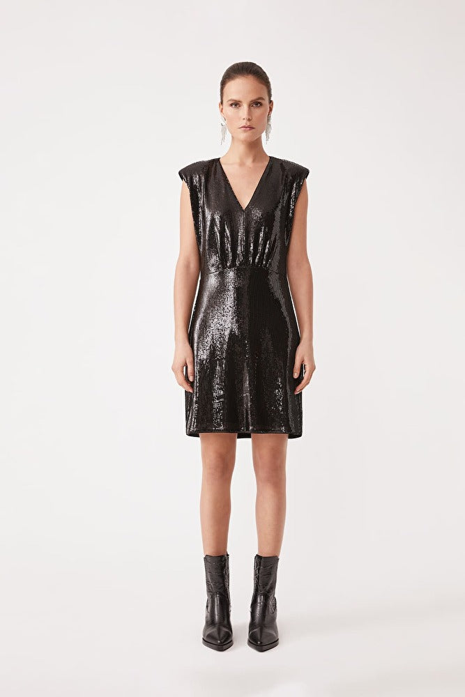 Robe courte scintillante
