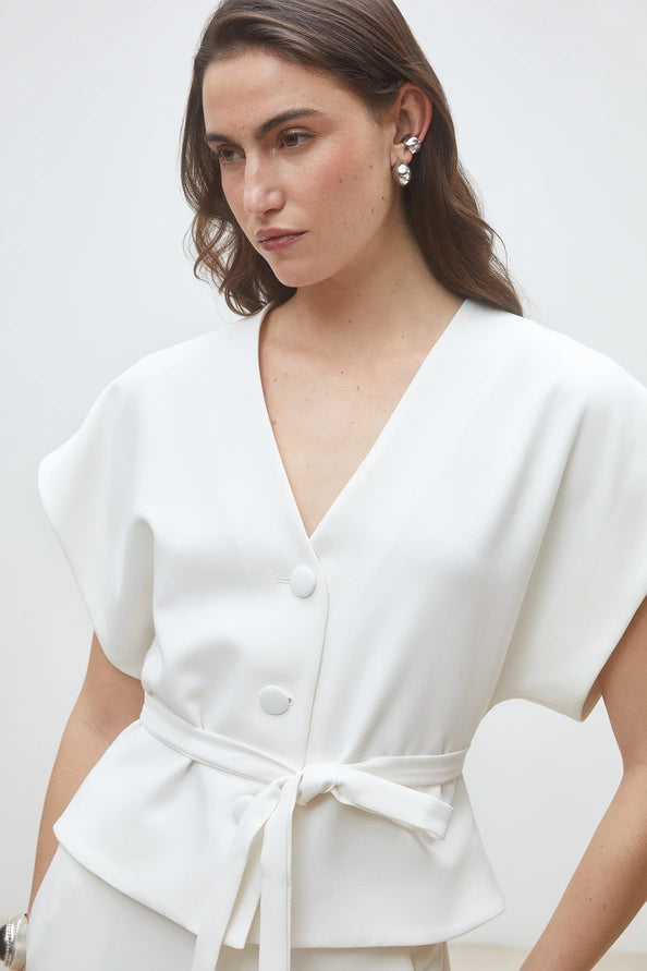 Blouse ceinturée Lazlo