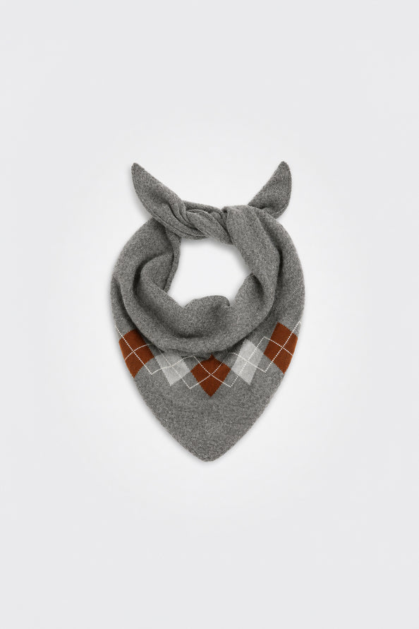 Foulard à nouer à motif losanges