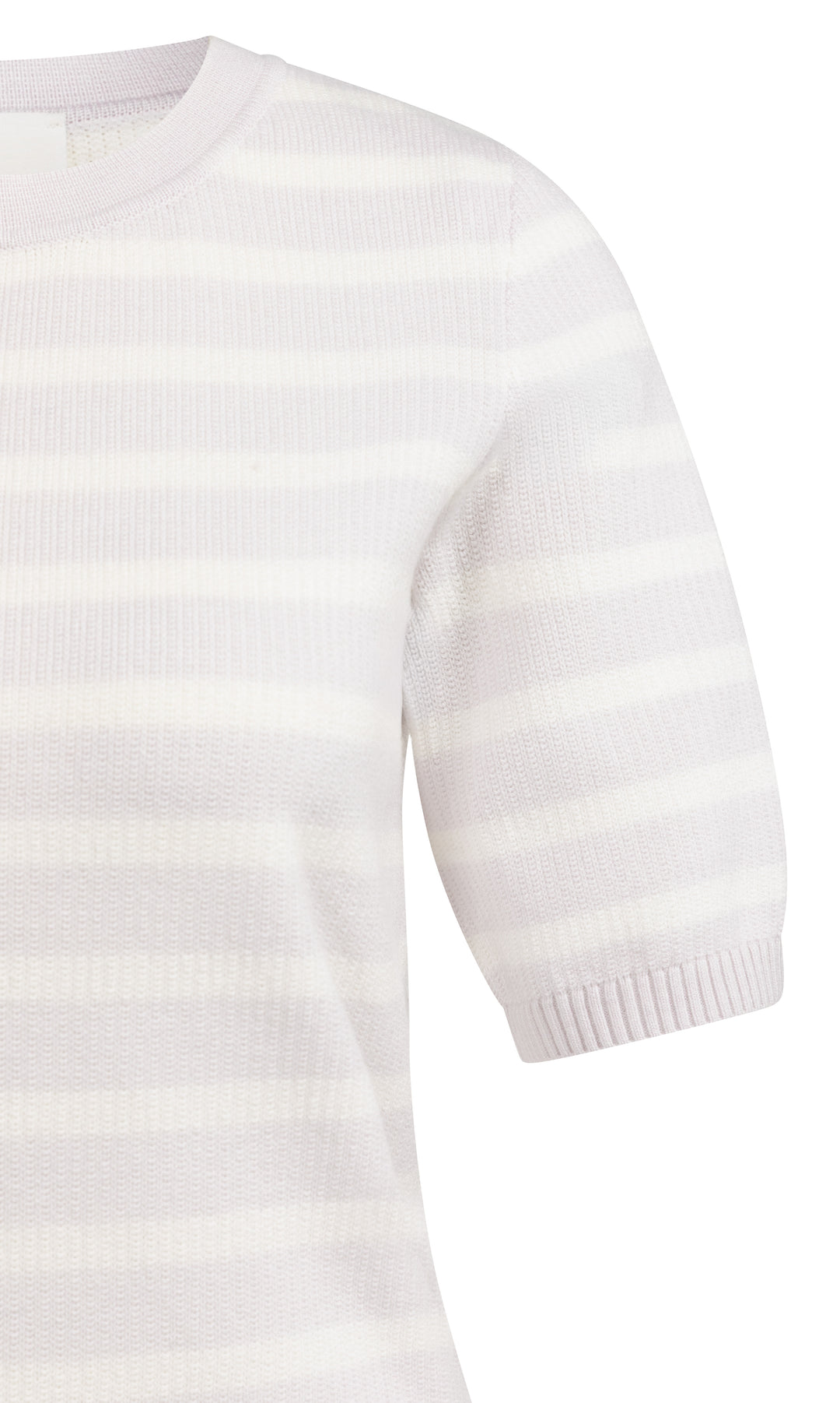 Pull texturé à rayures