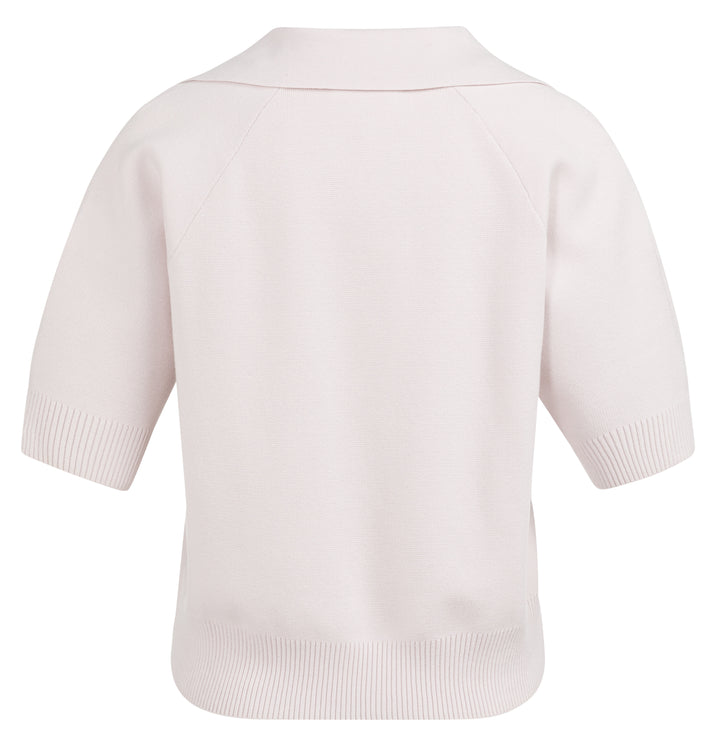 Polo tricot avec col ouvert