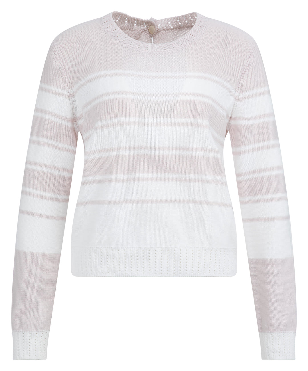 Pull à rayures et manches longues