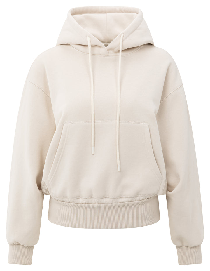 Hoodie oversize en mélange de coton