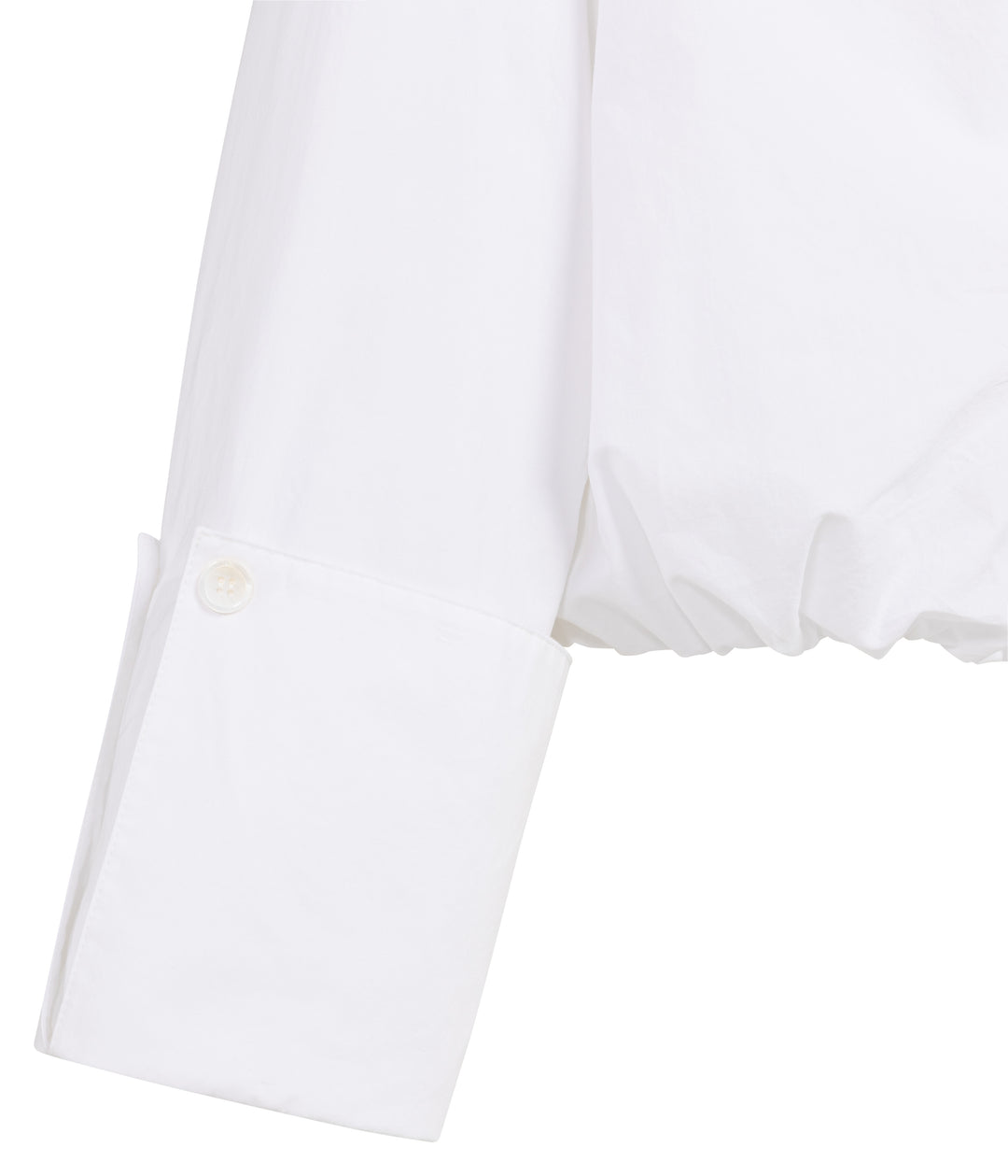 Blouse ballon à encolure V plongeante